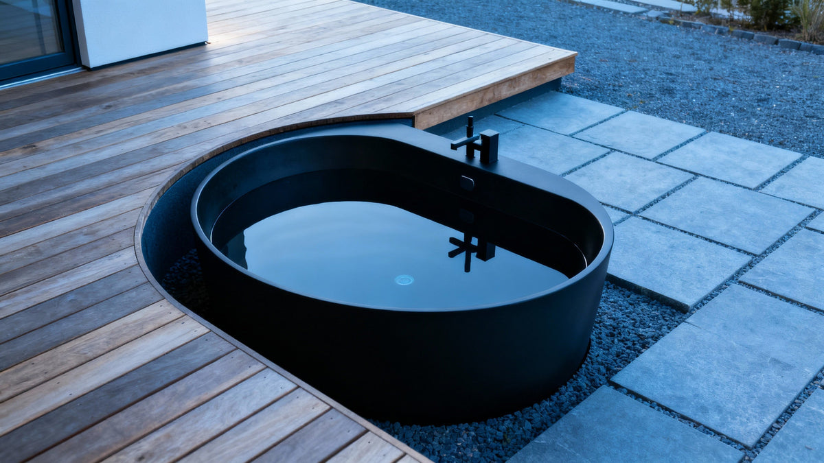 Semi‑Inground Cold Plunge Tubs: An Elevated Look With Clinical Function