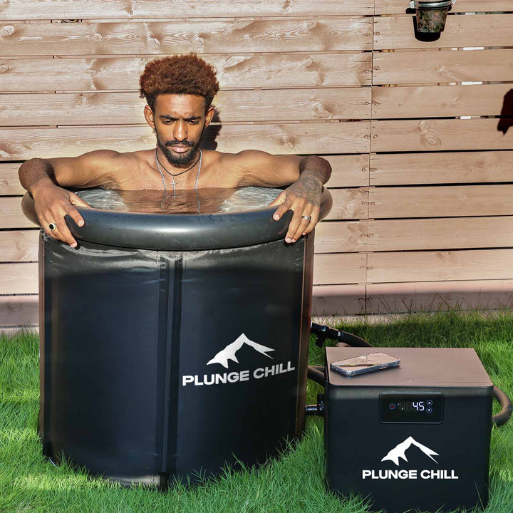 Use Plunge Chill's cold plunge chiller to relieve muscle soreness