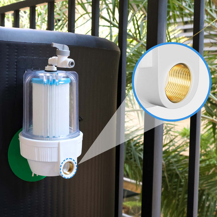Cold Plunge Water Filter and  Cold Plunge Tub Connection