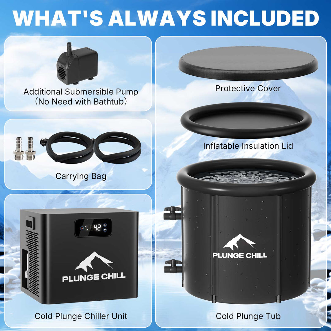 Cold Plunge Tub with Chiller