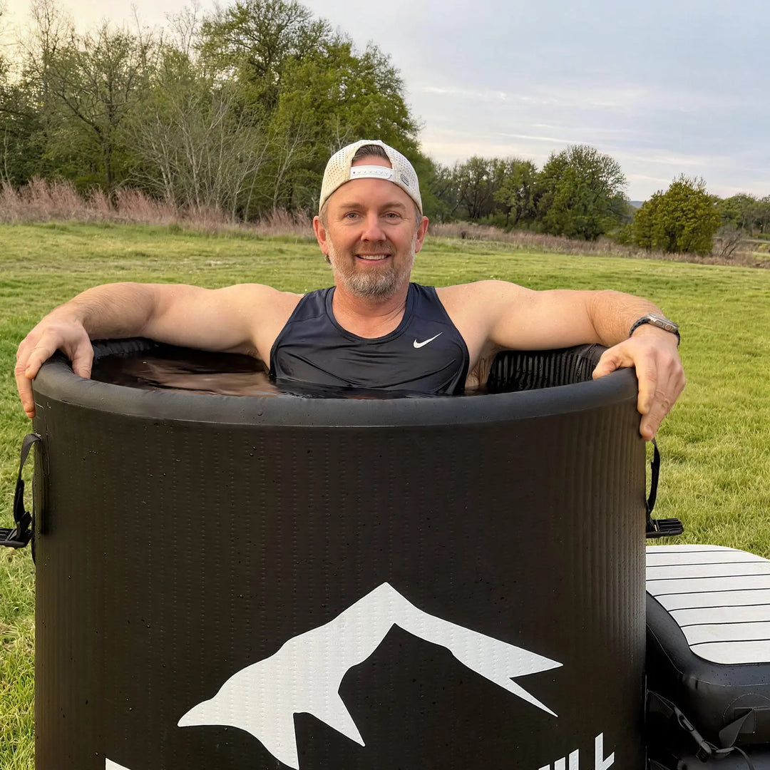 Outdoor cold plunge
