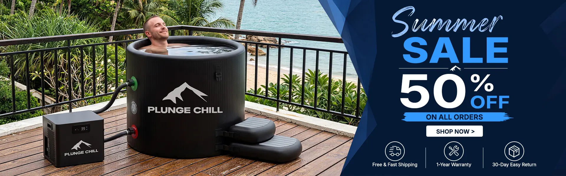 Cold plunge chiller for sale banner