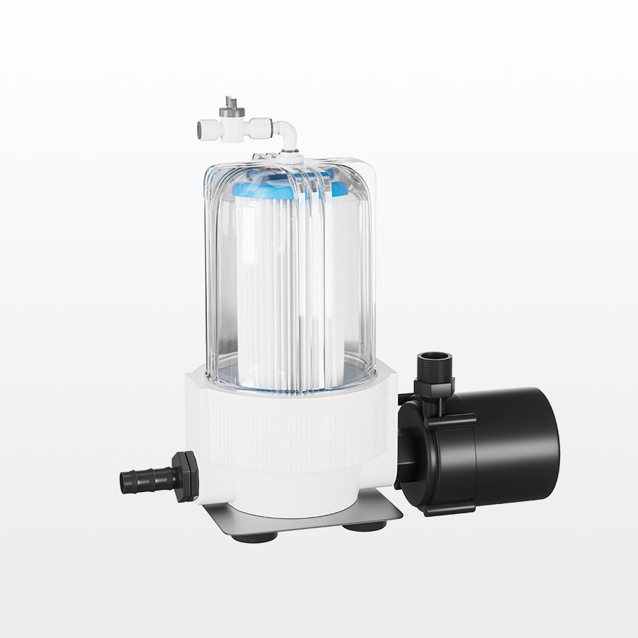 Cold plunge water filter and pump for ice bath chiller
